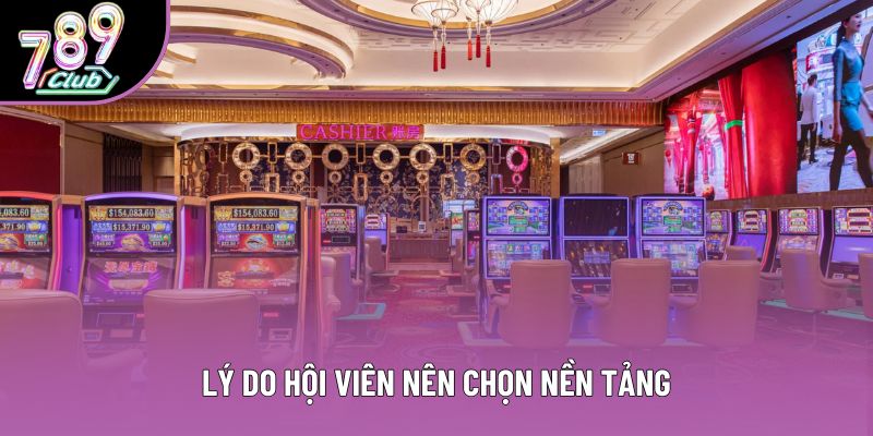Lý do hội viên nên chọn nền tảng